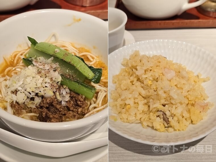 京鼎樓　小籠包　担々麺